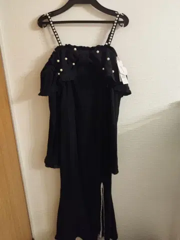 Ank Rouge 오프숄더 롱 원피스 블랙 미사용 새상품 M