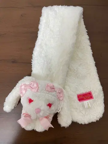 우사쿠먀 머플러 화이트 화이트 BABY