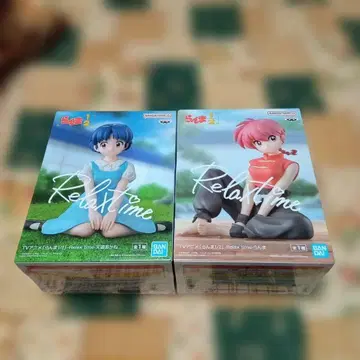 란마 1/2 Relax time 피규어 란마 텐도 아카네 세트