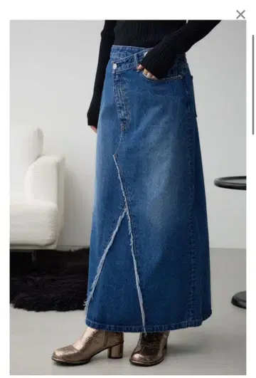 AZUL by MOUSSY 데님 롱 스커트 미사용 새상품