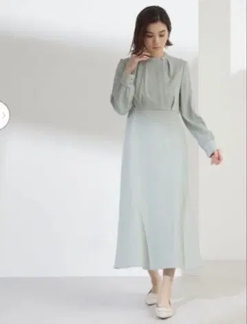 펄 포인트 머메이드 원피스 나츄비