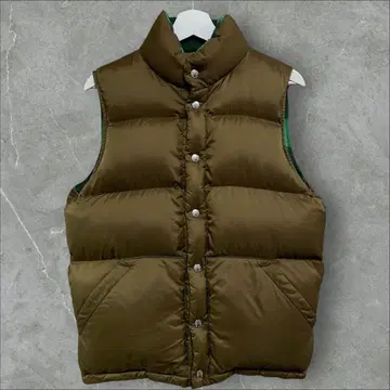 하리란 다운 베스트 리버서블 플란넬 버팔로 체크 사이즈감