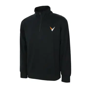 [ 덤 포함 ] V 파렌 나가사키 로고 자수 하프 지퍼 스웨트 셔츠