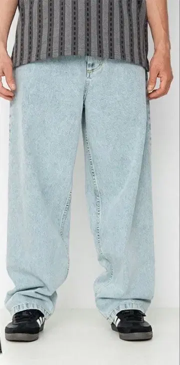 라이트 블루 데님 미사용 새상품 [ M ]