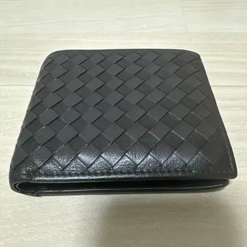 츠치야 가방 니팅 메쉬 2단 접이식 지갑