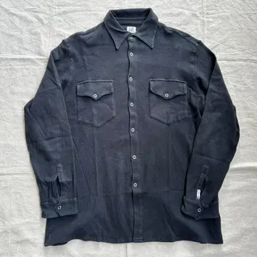 C.P. 컴퍼니 헤링본 셔츠 네이비