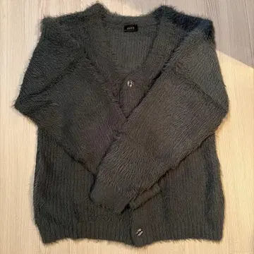 LUCY 그레이 버튼 가디건