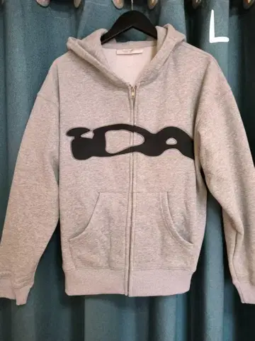 ida sply zip-up hoodie 후드티 그레이 L