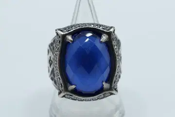 새상품급 18호 아르테미스 클래식 라군 링 지르코니아 반지