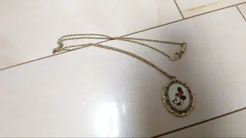 디즈니 미키 펜던트 목걸이 레트로 빈티지