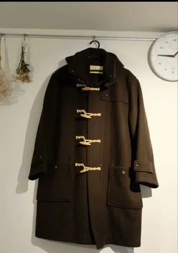 폴 스미스 브라운 더플 코트