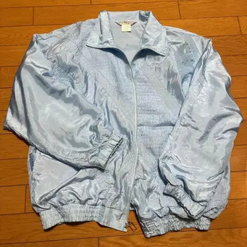 라이트 블루 풀 지퍼 자켓