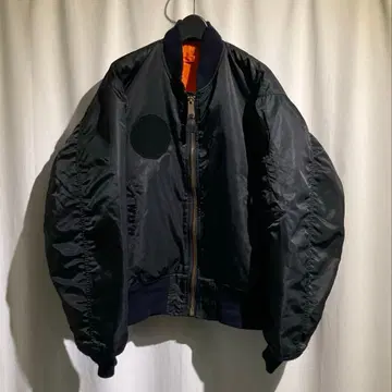 [ 00's ] ma-1 플라이트 자켓 블랙 ideal 지퍼