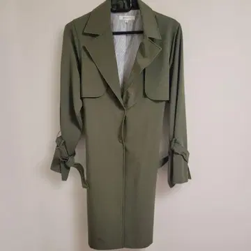 MOUSSY 올리브색 코트 사이즈 1