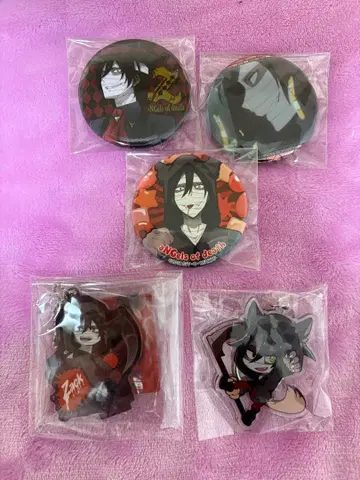 살육의 천사 자크 캔뱃지 아크링 키링 묶음 판매