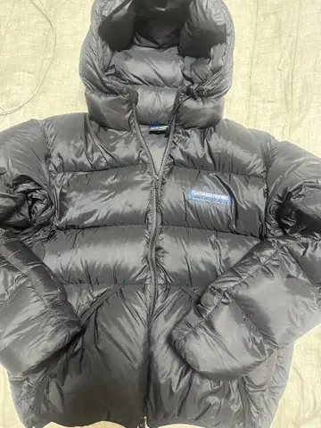 FEATHERED FRIENDS 블랙 다운 자켓