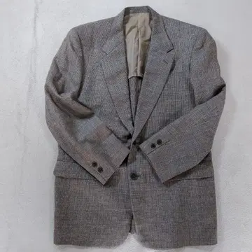 SuitsTakeoKikuchi 그레이 체크 무늬 테일러드 자켓