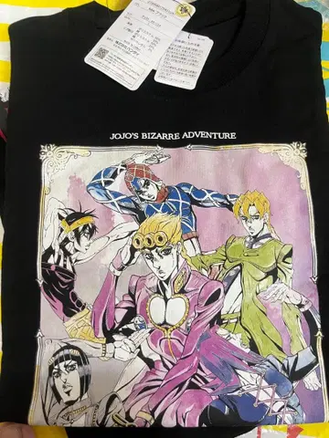 죠죠의 기묘한 모험 아베일 콜라보 T셔츠 부챠라티 팀