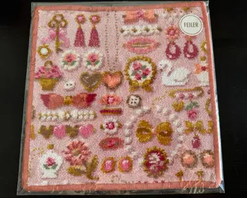 페이 라브라리 드레스업 걸 오렌지 헤임 타월 손수건