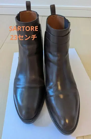 사토레 SARTORE 숏부츠 브라운 23cm 사이즈 35