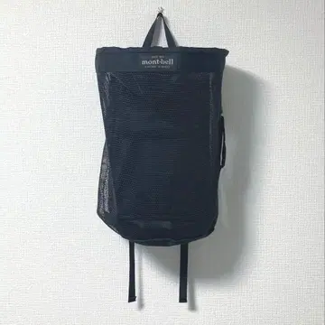 [ 새상품급 ] mont-bell 메쉬 기어 컨테이너 메쉬 백팩 20L