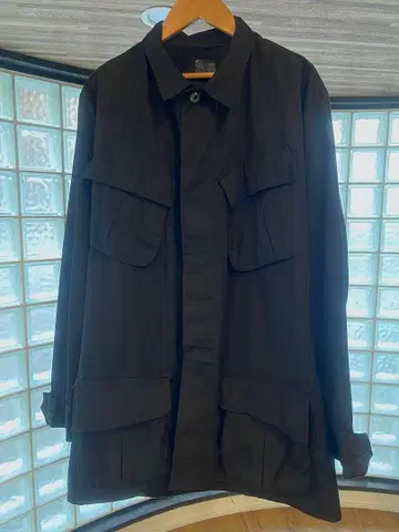 60s U.S.ARMY 정글 퍼티그 자켓 데드스탁 블랙 염색