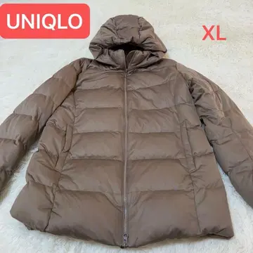 유니클로 다운 브라운 XL 사이즈