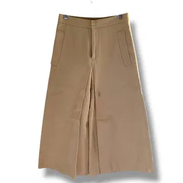 드로어 가우초 팬츠 38 사이즈 M 사이즈 베이지 와이드 팬츠