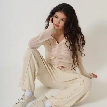 tinajojun 헨리넥 시어 니트 풀오버