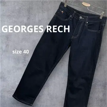 당일 발송 조르주 레쉬 다크 블루 스트레이트 데님 청바지 40 L