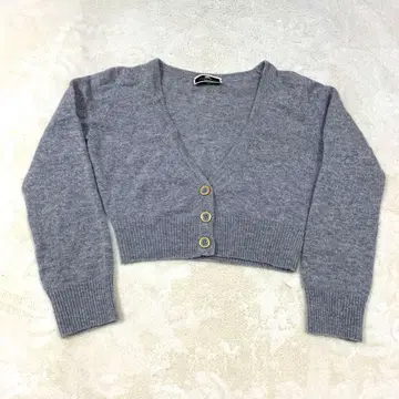 엘리자베타 프랑키 숏 기장 가디건 그레이 38