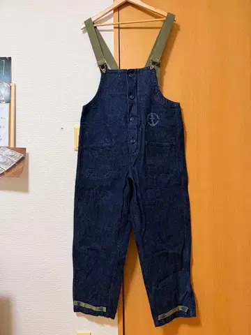 [ 새상품급 ] karaku 데님 오버롤 M 인디고