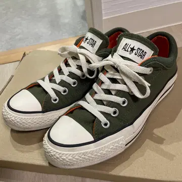 컨버스 올스타 23.5 그린 올리브 새상품급 converse