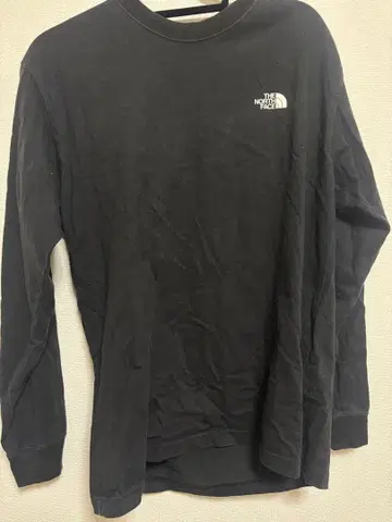 THE NORTH FACE 블랙 긴팔 티셔츠