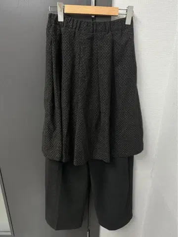 도트 패턴 스커트 팬츠