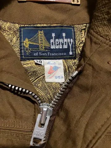 USA제 더비 오브 샌프란시스코 브라운 38 80s