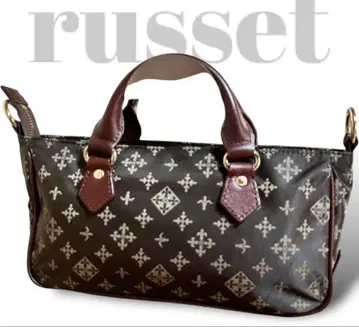 새상품급 russet 브라운 무늬 미니 숄더백