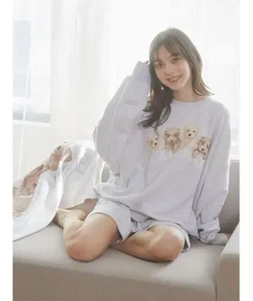 젤라또피케 토이 푸들 쭈리 풀오버 그레이