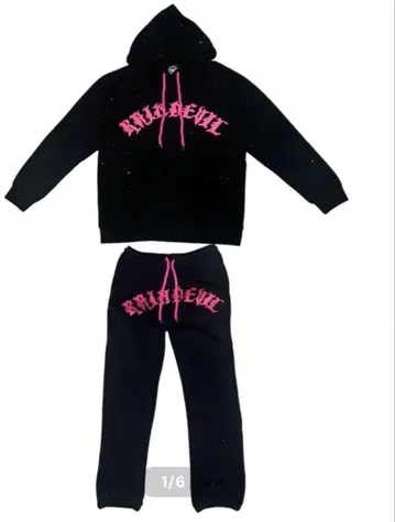 raindevil 셋업 핑크 M