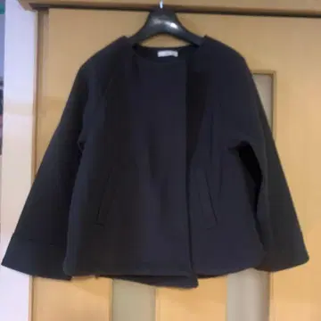 노카라 자켓 블랙