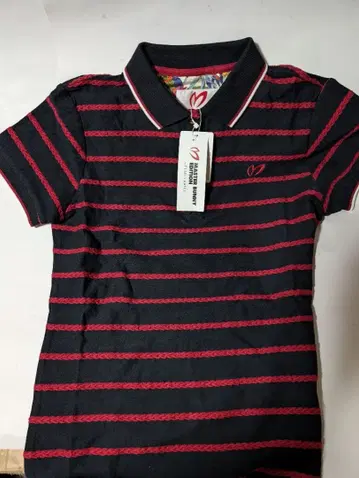 MASTER BUNNY EDITION 반팔 피케 셔츠 네이비/레드