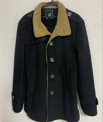 울풍 피코트 XXL 블랙/카키