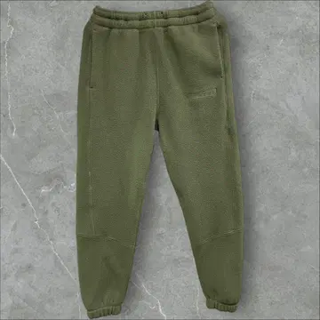 버튼 플리스 팬츠 카키 M 사이즈 스노우보드