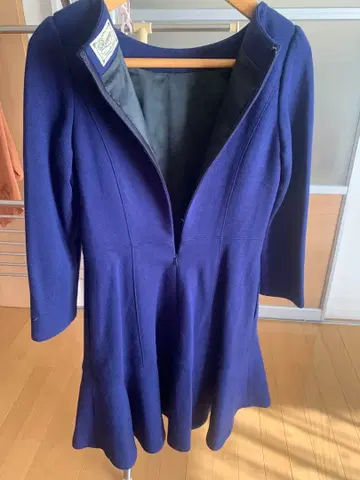 Ricciimie 네이비 플레어 드레스