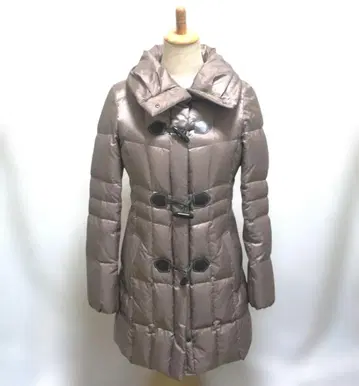 1-500.23구 롱 다운 자켓 브라운 광택 여성용 38/M