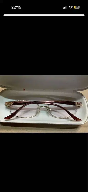 라운드 프레임 안경 투명 브라운