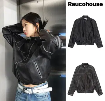 Raucohouse 한국 가죽 트랙 자켓