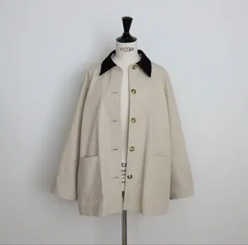 gypsohila Light Duck Coat BeigexBlack