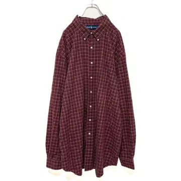 구제 의류 올드 택 랄프 로렌 자수 플레이어 로고 빅 사이즈