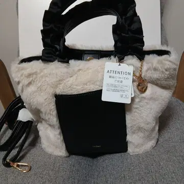 index 2웨이 숄더백 인조 모피